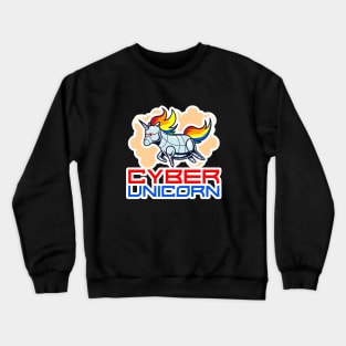 cyber Unicorn Crewneck Sweatshirt